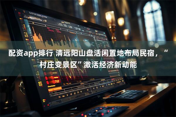 配资app排行 清远阳山盘活闲置地布局民宿，“村庄变景区”激活经济新动能